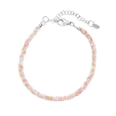 Bracelet en argent et Opale rose