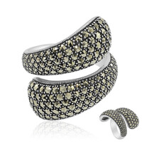 Bague en argent et Marcassite