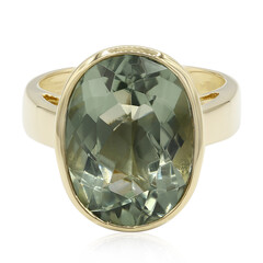 Bague en argent et Améthyste verte d'Esperanza
