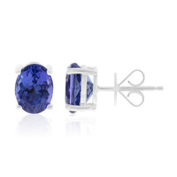 Boucles d'oreilles en or et Tanzanite AAA (CIRARI)