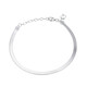 Bracelet en argent et Topaze blanche