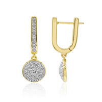 Boucles d'oreilles en or et Diamant IF (D)
