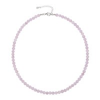 Collier en argent et Kunzite