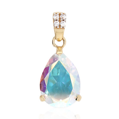 Pendentif en argent et Topaze Rayon de Lune