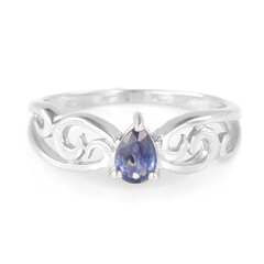 Bague en argent et Saphir du Laos