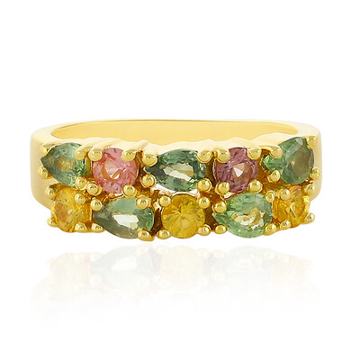 Bague en argent et Saphir