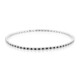 Bracelet en argent et Spinelle noir