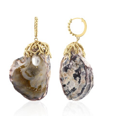 Boucles d'oreilles en argent et Coquillage (TPC)