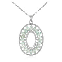 Collier en argent et Tourmaline Paraiba du Brésil