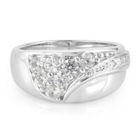 Bague en argent et Zircon