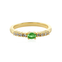 Bague en argent et Grenat Tsavorite