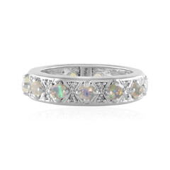 Bague en argent et Opale Welo