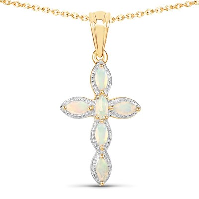 Collier en argent et Opale Welo
