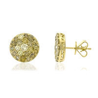 Boucles d'oreilles en or et Diamant fancy SI2 (CIRARI)