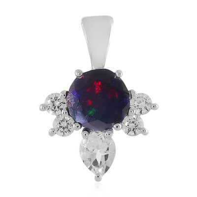 Pendentif en argent et Opale Mezezo