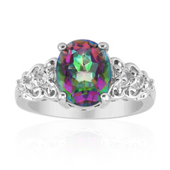 Bague en argent et Quartz mystique