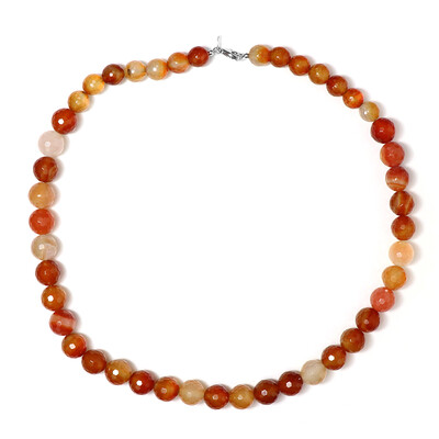 Collier en argent et Cornaline