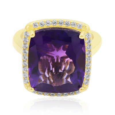 Bague en argent et Améthyste du Maroc