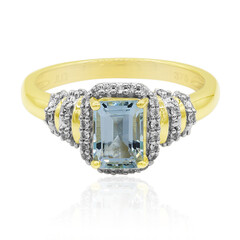 Bague en or et Aigue-marine de Medina