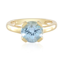 Bague en argent et Topaze bleu ciel