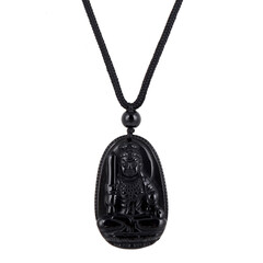 Collier et Obsidienne