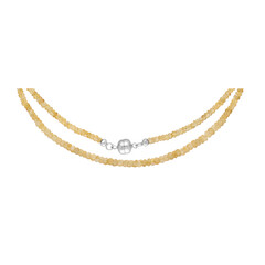 Collier en argent et Citrine