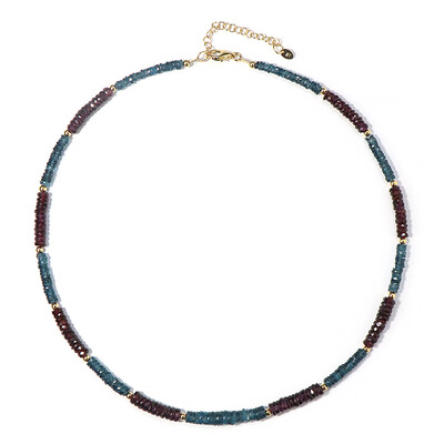 Collier en argent et Topaze bleu de Londres