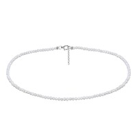 Collier en argent et Opale blanche