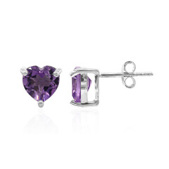 Boucles d'oreilles en argent et Améthyste de Bolivie