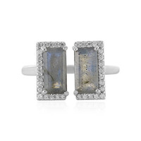 Bague en argent et Labradorite