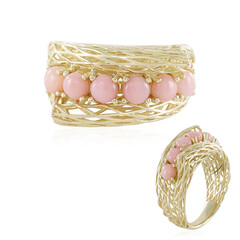 Bague en or et Opale rose (Ornaments by de Melo)