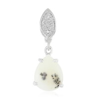 Pendentif en argent et Agate dendritique