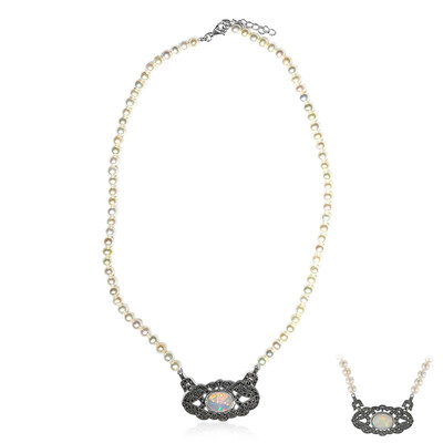 Collier en argent et Opale Welo (Annette classic)