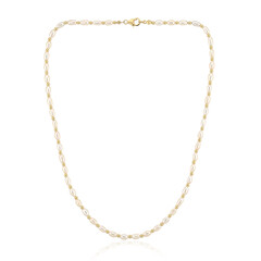Collier en argent et Perle blanche de culture d'eau douce