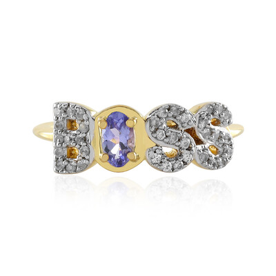 Bague en argent et Tanzanite (M de Luca)