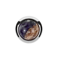Pendentif en argent et Charoïte