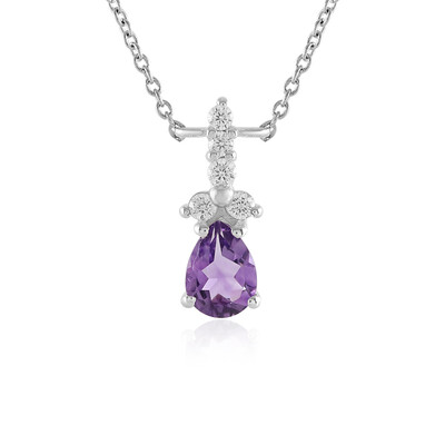 Collier en argent et Améthyste