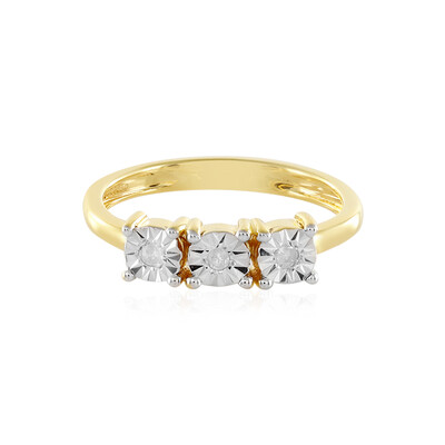 Bague en argent et Diamant I3 (J)