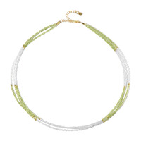 Collier en argent et Péridot