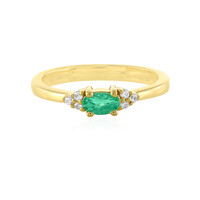 Bague en argent et Emeraude de Colombie