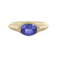 Bague en or et Tanzanite AAA (de Melo)