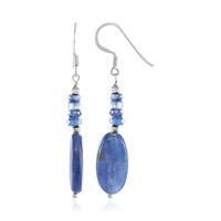 Boucles d'oreilles en argent et Kyanite