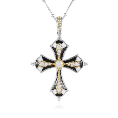 Collier en argent et Zircon (Dallas Prince Designs)