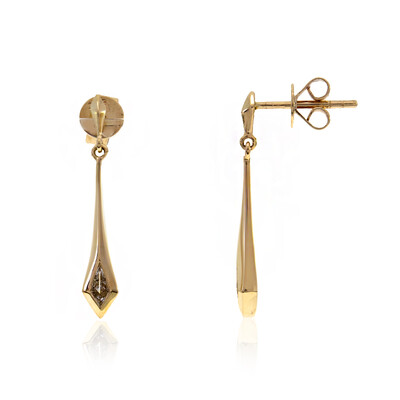 Boucles d'oreilles en or et Diamant VS2 (F) (de Melo)