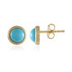 Boucles d'oreilles en argent et Turquoise Sleeping Beauty (Faszination Türkis)