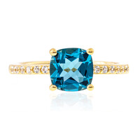 Bague en argent et Topaze de Marambaia