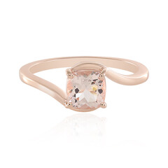 Bague en argent et Morganite