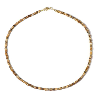 Collier en argent et Jaspe Paysage