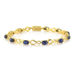 Bracelet en argent et Saphir étoilé bleu