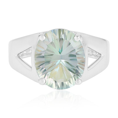 Bague en argent et Quartz lac de montagne